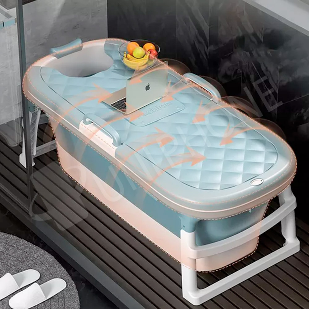 【Large】Bath Adult Folding foldable Bathtub Barrel SPA Household Family